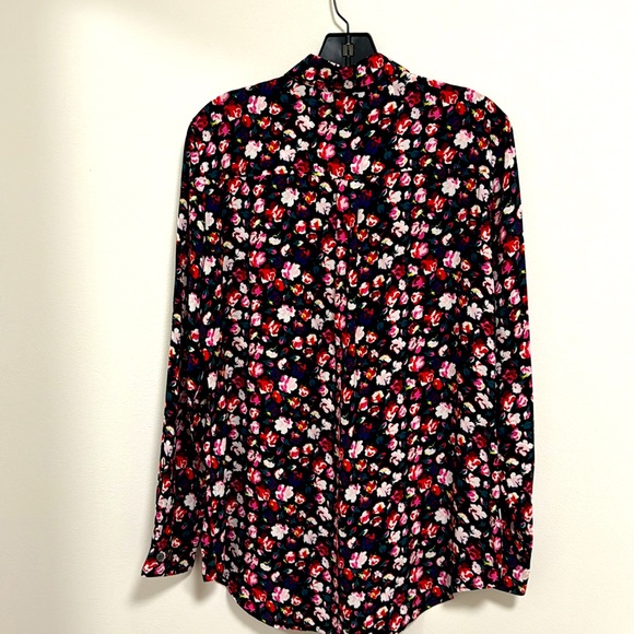 EQUIPMENT Women’s Floral Printed Silk Shirt - Picture 5 of 5